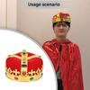 Shining Party Crown Hats for Birthday Wedding Celebration Cosplay King Crowns Show Performances Costume