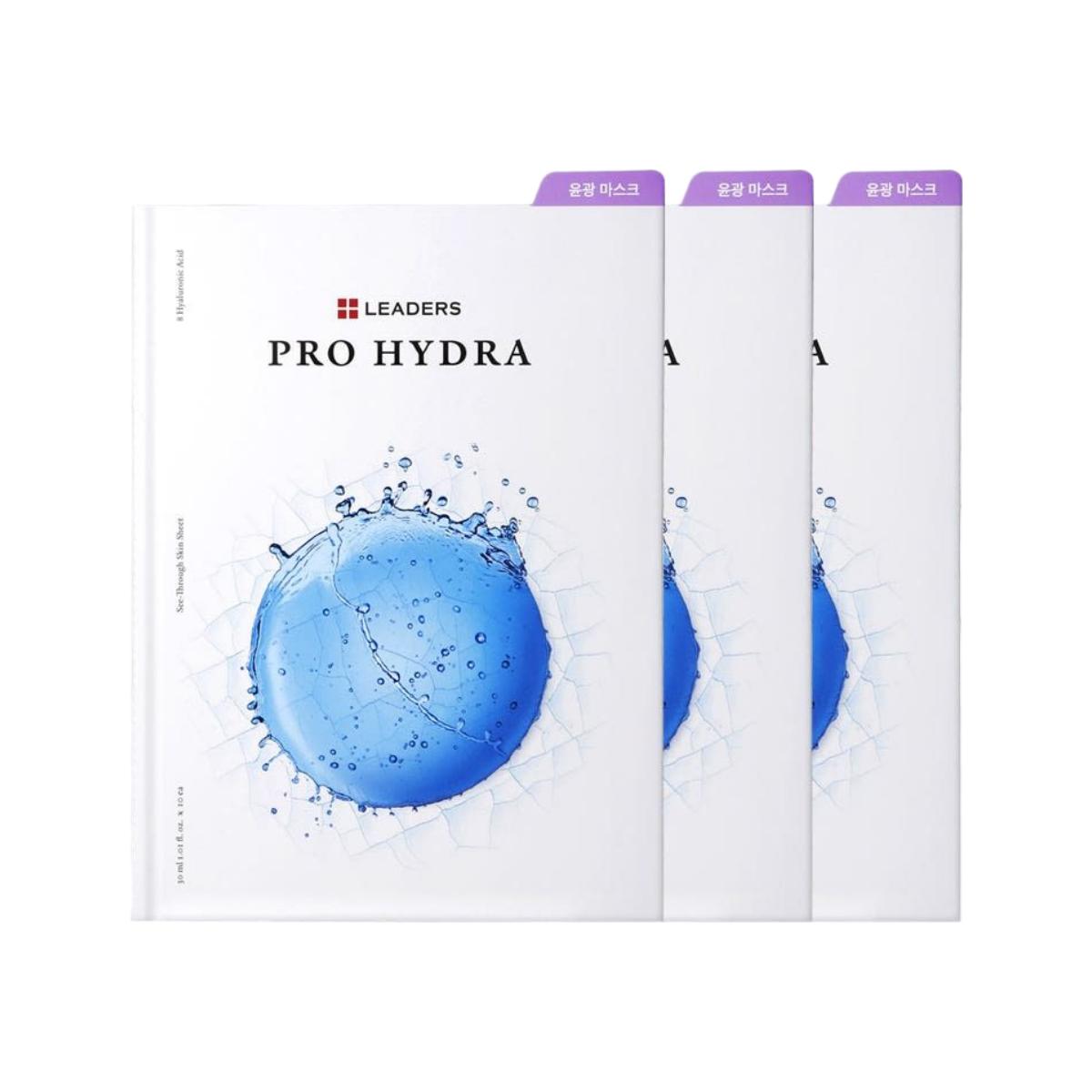 LEADERS Pro Hydra Hyaluronic Mask Intense Hydration Plumping 30ml x 30 Sheets