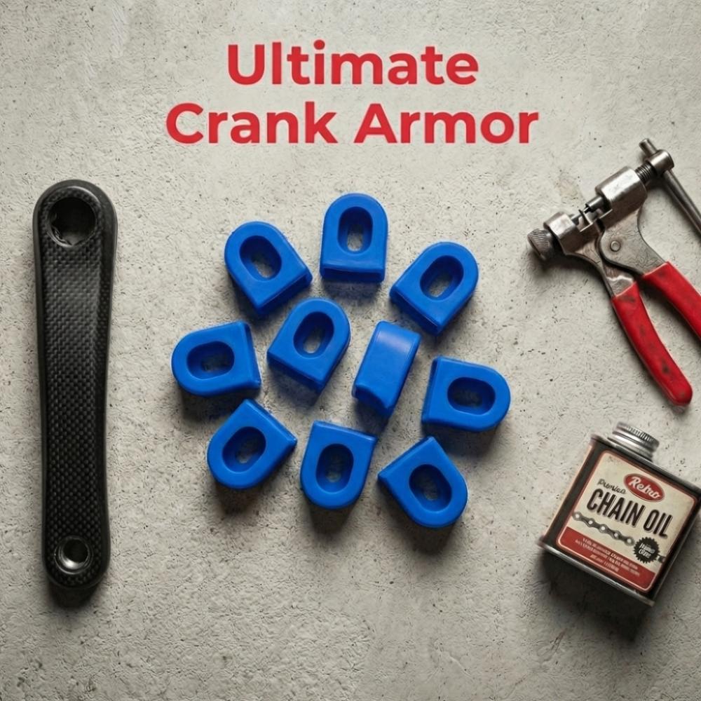 10PCS Silicone Cycling Crank Boot Protectors Multicolor Crank Arm Cover  Bike Accessory