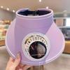 Breathable Wide Brim Sun Hat Sun Protection Solar Fan Cap Summer Fan Sunhat  Hot Weather