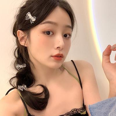 Girl Simple Hair  Clip Fashion Bowknot Design Cute Hairpin Headdress