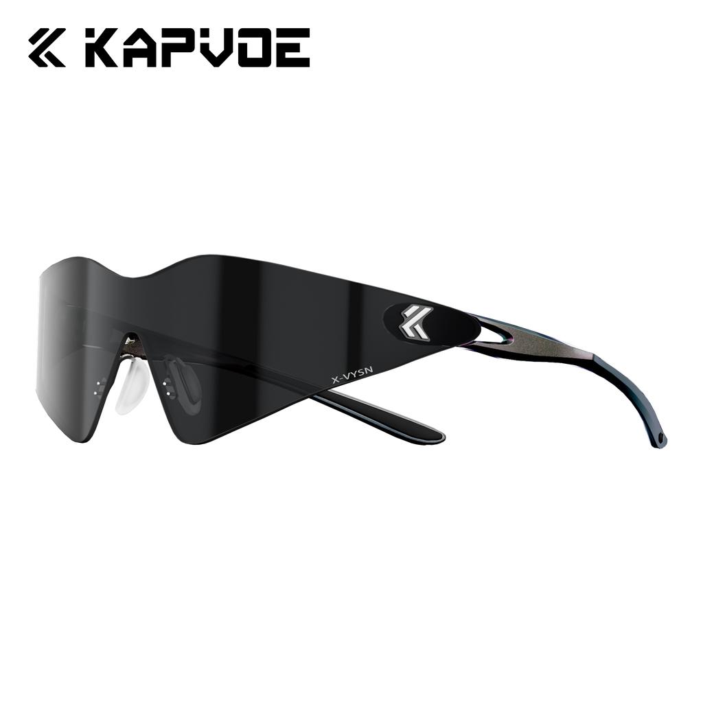 Kapvoe Sunglasses Cycling Glasses Photochromic UV400 Women Outdoor Sports Hiking Running Lightweight MTB Bike Baseball Eyewear