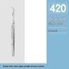 Dental Oral Care Tool Set: Stainless Steel Mouth Mirror, Probe, Tartar Remover, Toothpick
