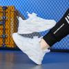 Elementary school sneakers Boys white shoes White children's casual sneakers Girls middle-aged and older children Waterproof leather white shoes