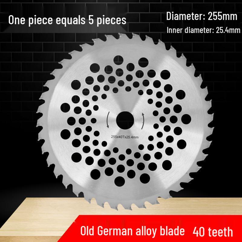 Wear-Resistant SK5 Alloy Manganese Steel Lawn Mower Blade for Honda Brush Cutter