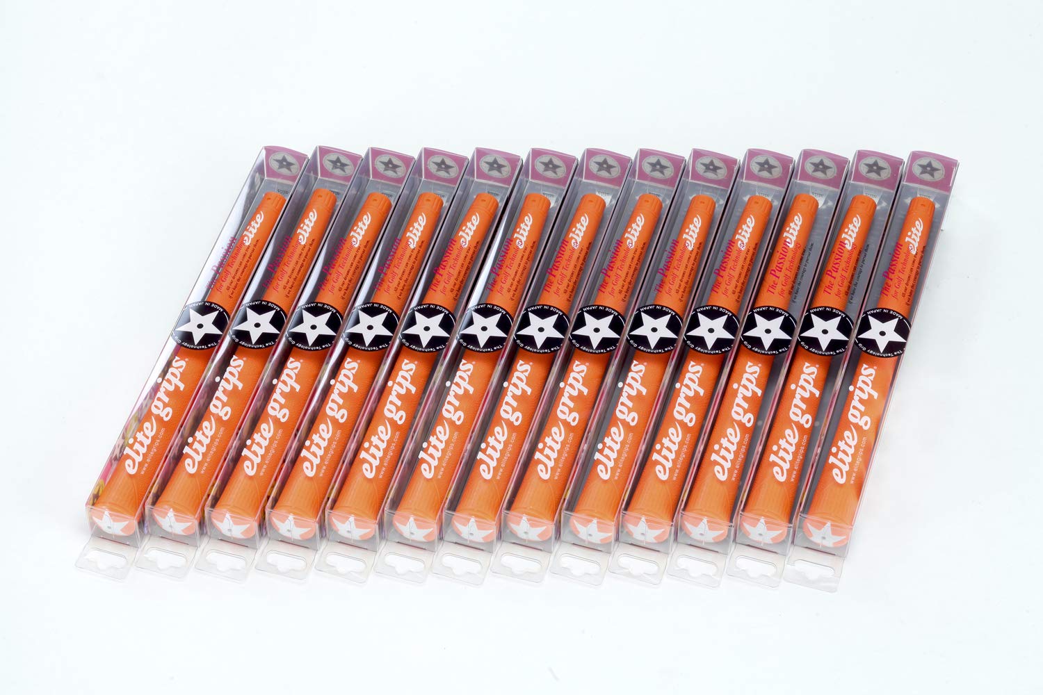 

elitegrips Гольф Грипсы A50 STAR набор Дикий Оранжевый Без Задней Линии 13 штук