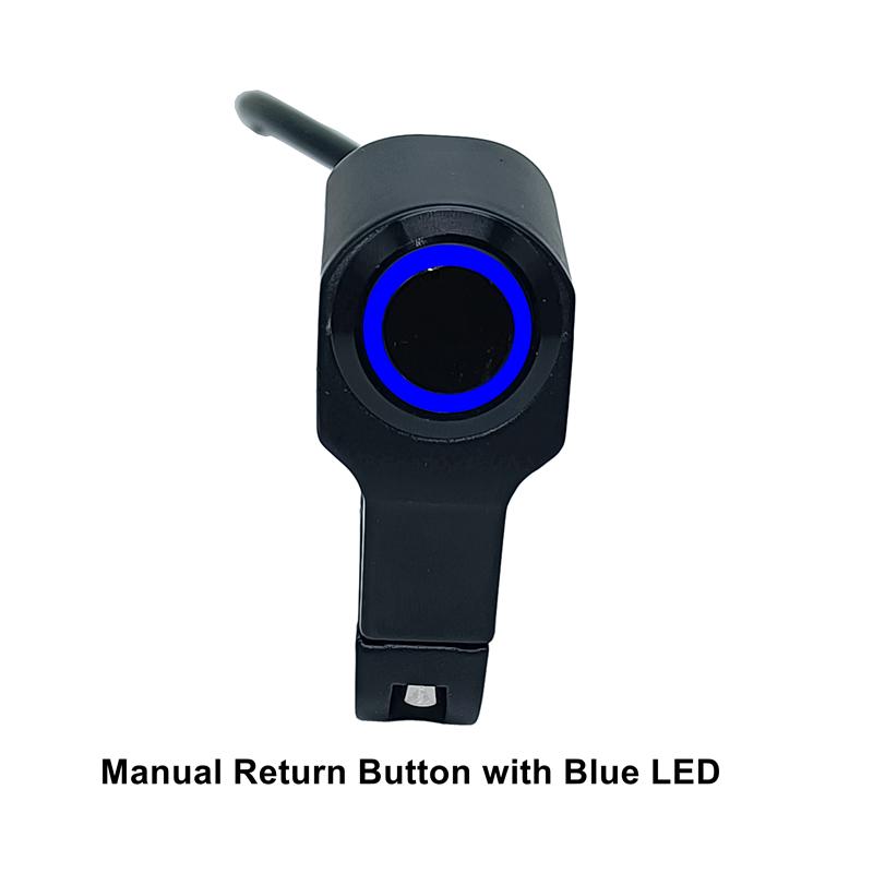 Motorcycle 22mm 7/8'' Handlebar Switch Motorbike Scooter Switches 12V Aluminum Alloy Headlight Fog Spotlight Retro ON-OFF