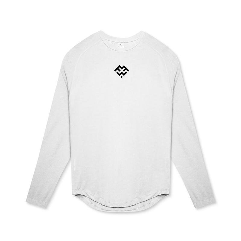 

Muscleguys Men s Long Sleeve Athletic Running Fitness Training Tights Compression T-Shirt XXL