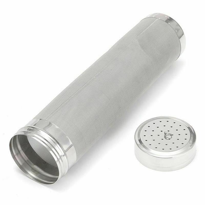 Edelstahl Bier Dry Hop Filter 300 Mikron Netz Cornyl Keg Braufilter Kartusche Homebrew Hop Spinne Siebrohr