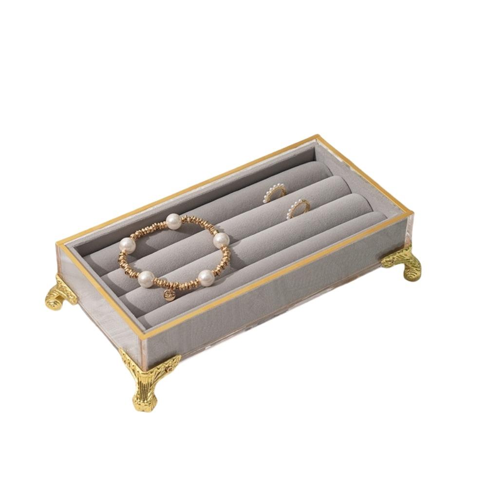 Vintage Jewelry Display Stand Velvet Jewelry Holder Box Jewelry Organizer  Jewelry Storage