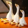 Creative swan doll plush toy big white goose doll kindergarten gift simulation soothing grab machine doll throw pillow