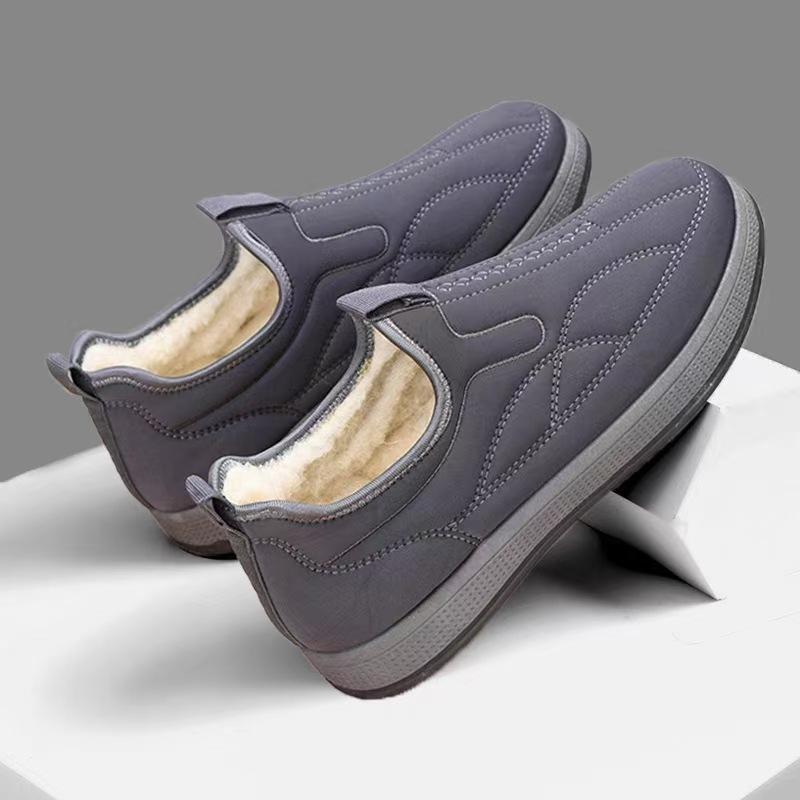 Cotton Shoes Winter New Outdoor Casual Comfortable Men's Shoes Keep Warm One Pedal Piled Thickened Dad Shoes