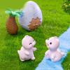 Cute Resin Dinosaur Figurines For Diy Crafts Garden Ornaments Desk Decor