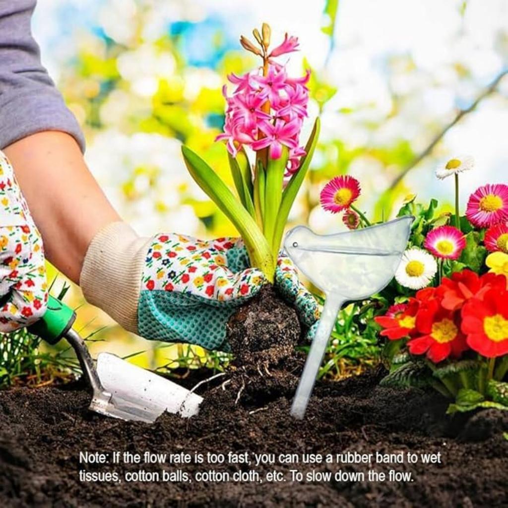 Plant Self Watering Globes Glass Water Bulbs for Planter Insert Self Watering Devices Automatic Plant Waterer Spikes for Indoor Outdoor Plants