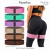 FlareFox Yoga Fitness Resistance Bands Squat Glute Strength Training Pilates Knitted Butt-Shaping Ring Home Gym Equipment 3