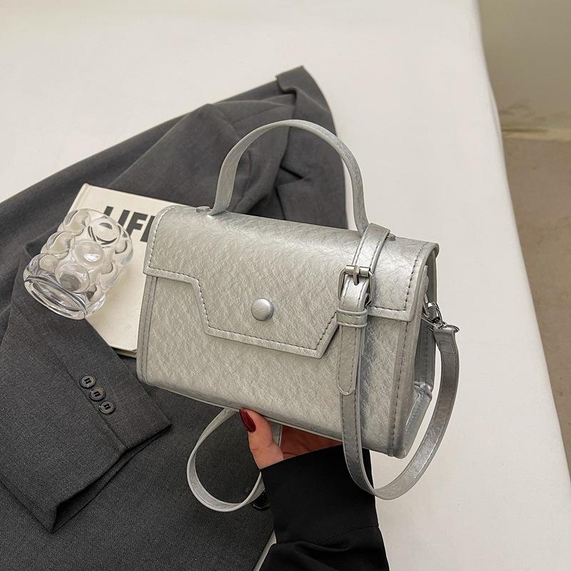 New High-end Fashion Oblique Span Bag Versatile Handbag Spring Small Square Bag Casual Shoulder Bag