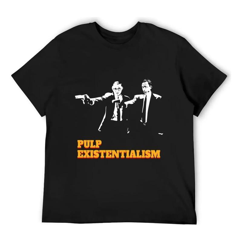 Camiseta De Jean-paul Sartre De Albert Camus, Sobredimension S