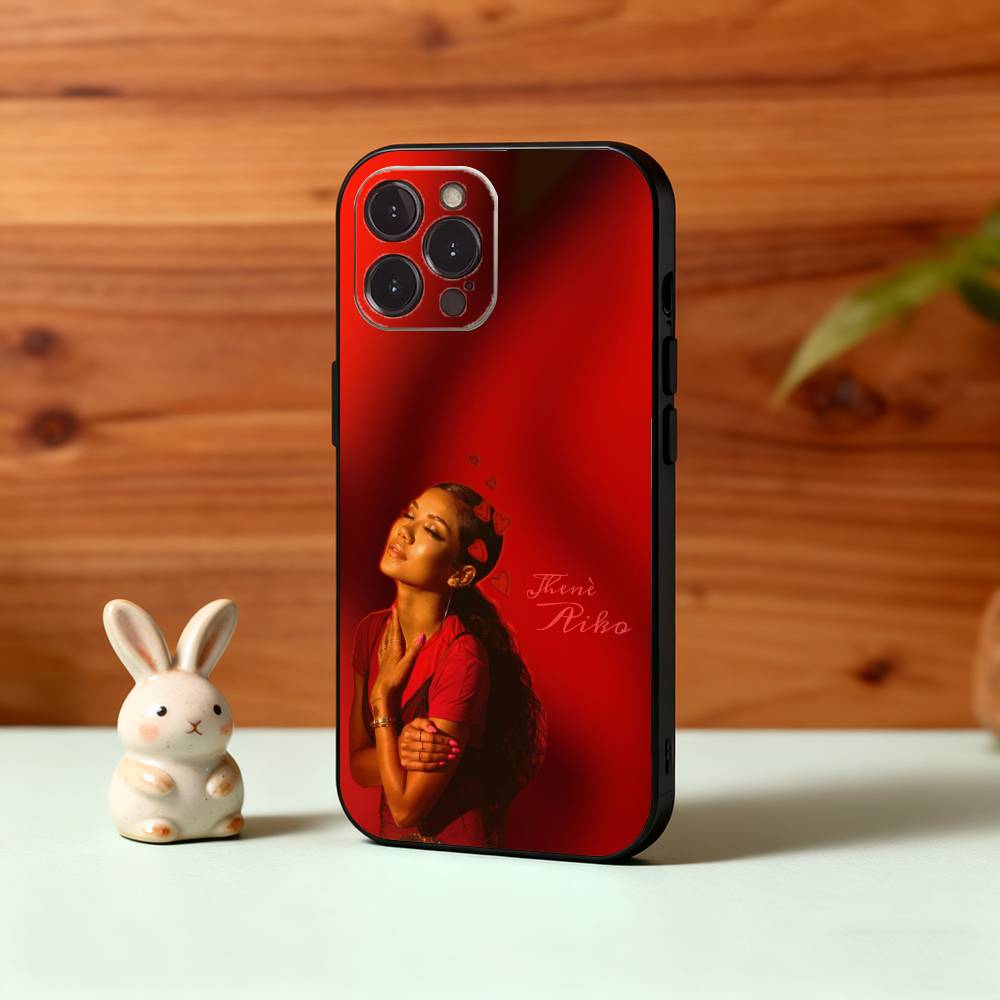 J-Jhene Singer A-Aiko Trip Phone Case For iPhone17,16,15,14,13,12Plus,Pro Max,XS,5G Soft Silicone Black Cover
