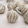 12pcs 8cm Painted Christmas Hanging Balls Plastic Merry Christmas Tree Decor  Children Gifts