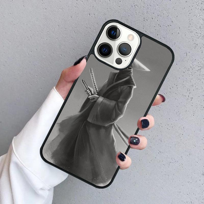 Samurai Phone Case For iPhone 17 Air 16 Pro Max 15 14 Plus 12 13 Soft Bumper Shell Cover Coque