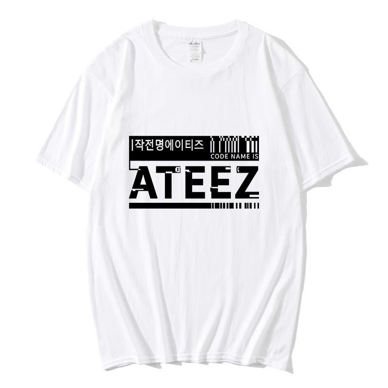 New men's and women's short-sleeved T-shirt ATEEZ trendy fashion casual crew neck, teen T