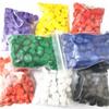 80Pcs 10*5Mm Round Circular Pawn Wooden Game Pieces Colorful Pawnchess For Board Gameeducational Games