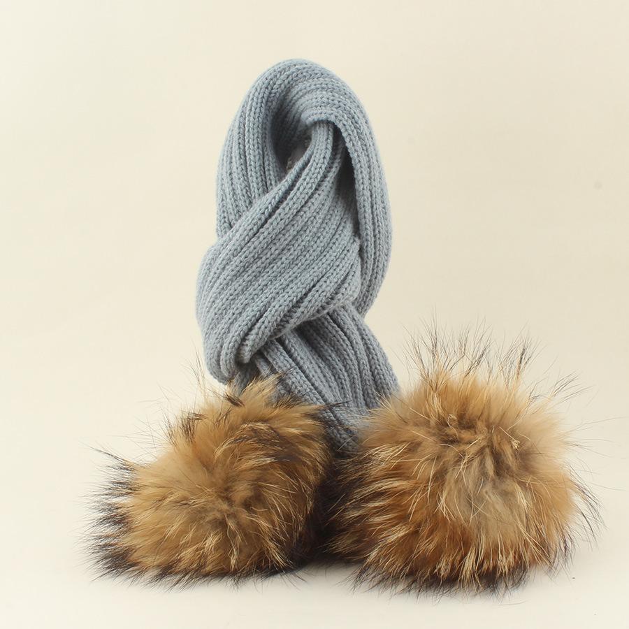 Kids Winter Warm Knitted Set Pom‑pom Hat Scarf Gloves 3‑Pcs Set Or Single Beanie Hat Windproof Ear Protection For Boys Girls Cold Weather Outdoor