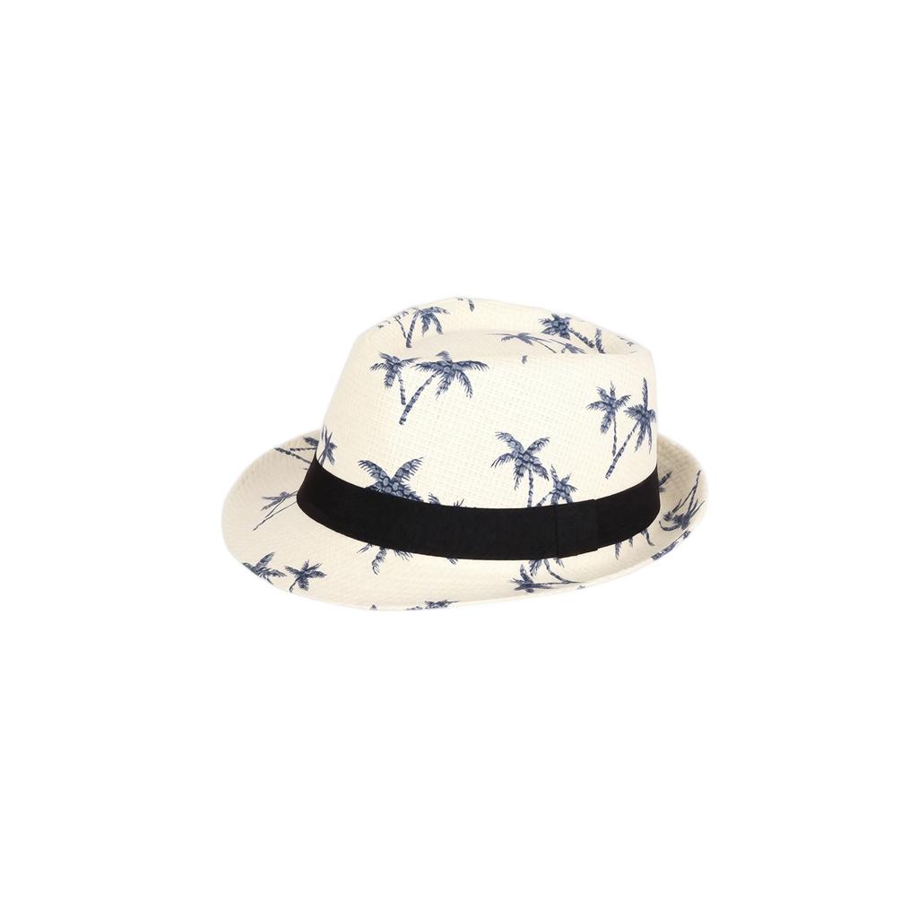 Unisex Hawaiian Straw Sun Hat for Summer Beach Travel Outdoor