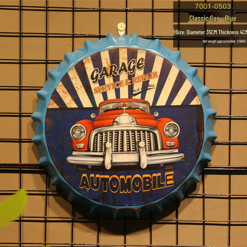 Creative Small Beer Cap Pendant for Restaurant and Bar Wall Decoration