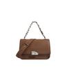 Leather Single-shoulder Crossbody Bag, A Versatile Small Square Bag for Early Spring Commuting, A Fashionable Chain Bag with A Niche Design