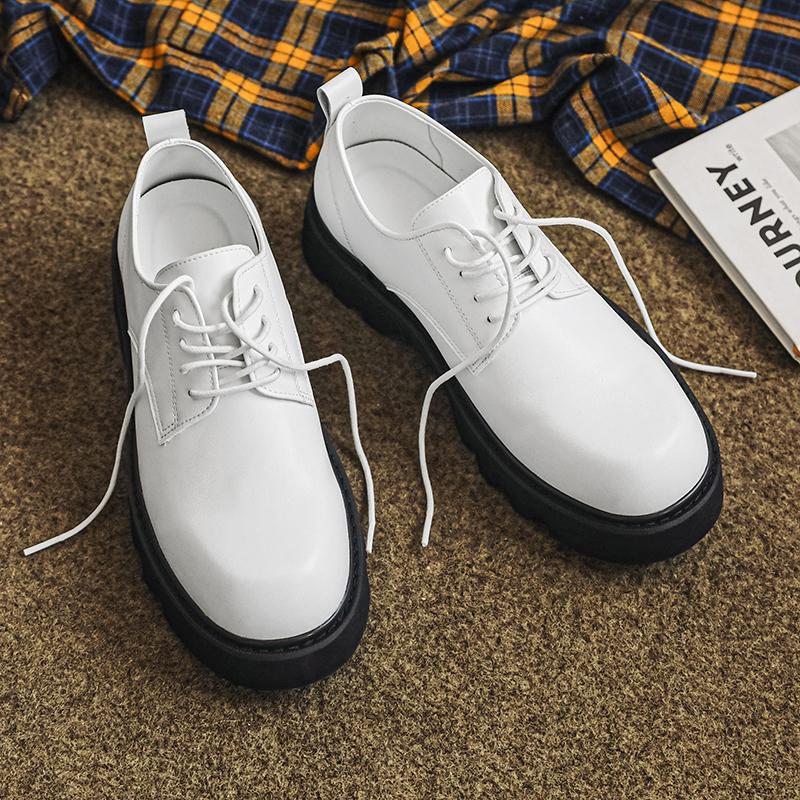 Italian Men Luxury Brand Casual Shoes Fashion Platform Leather Wedding Shoes Male Business Dress Shoes Designer Office Work Boot