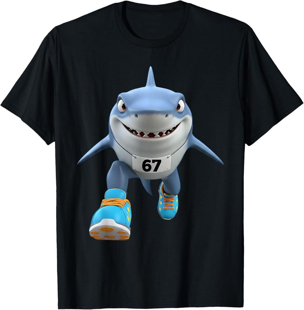 Funny Kids 67 Meme Tralalero Tralala Runner Unisex Tshirt