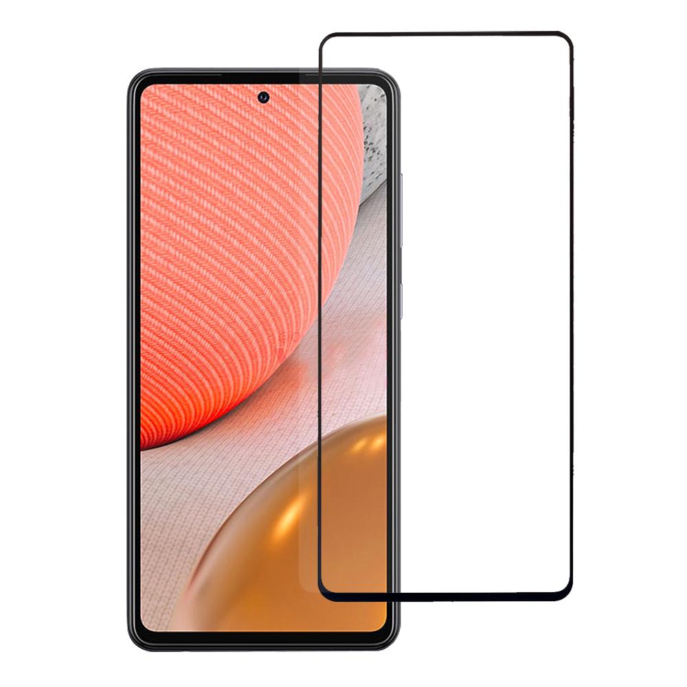RURIHAI 2.5D Solid Defense Tempered Glass Screen Protection Film for Samsung Galaxy A72 5G/A72 4G
