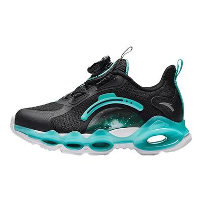 Kinder Energie Ring 10.0 Bequem Lässig Fitness Test Rutschfest Verschleißfest Niedrig geschnitten Laufschuhe Kinder Sneaker Schwarz Grün 312449901-3