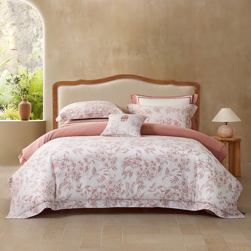 

Mercury Home Textiles Southern France Poetic Flower Field 4-Piece Cotton Bedding Set