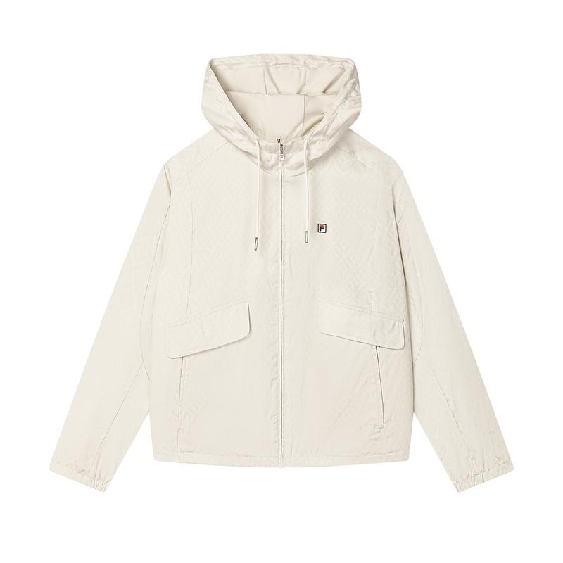 New FILA Jacket Women's Steam White F11W431708FIV