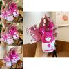 Adorable Strawberry Rabbit Night Light Alarm Keychain For Girls Unique Gift Accessory