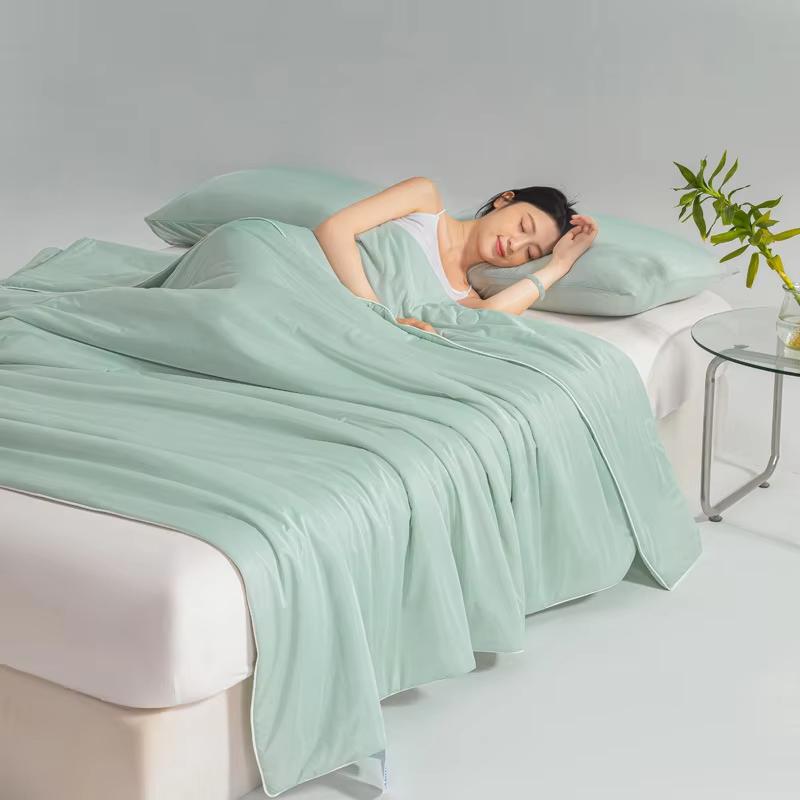 Summer - Ready Machine - Washable Air - Conditioned Quilt: Ultra - Thin Cooling Comforter For Hot Nights,For Summer Getaways