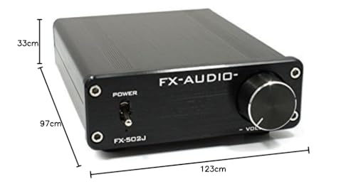 FX-AUDIO- FX-502J [Schwarz] TPA3116 50W x 2ch Integrierter Verstärker