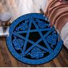 Pentagram Compass Circular Rug - Office Decorative Carpet For Living Room Bedroom Door Mat Floor Rug Computer Chair Area Rug