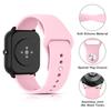 20mm/22mm Silicone Band For Amazfit GTS 4/3/2/2e/2 4 Mini GTR 4/2/3 Pro/47mm/stratos 3/2 Watch Bracelet Correa Amazfit Bip Strap