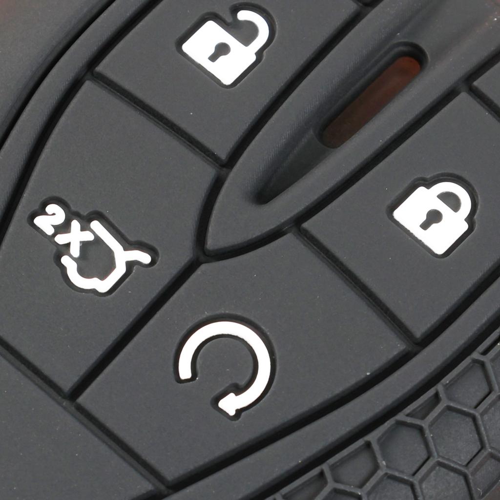 4 Button Smart Remote Key Fob Ring Chain Case Cover Holder Protect Silicone For Changan CS35 Plus CS75 Plus CS55 Plus 2019 2020