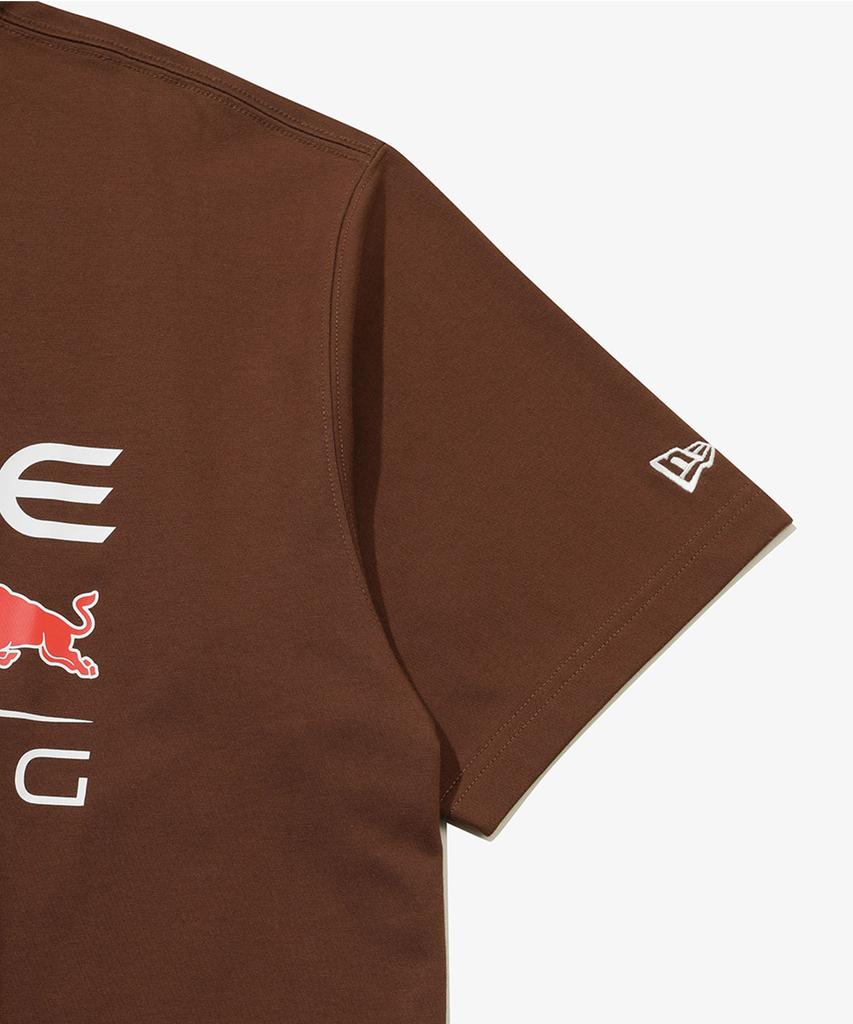 New Era Oracle Red Bull Racing Logo T-Shirt Brown