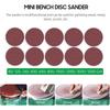 Mini Bench Disc Sander and Sanding Roller with Flexible Extension Rod Kit Electric Edge Sharpener 7