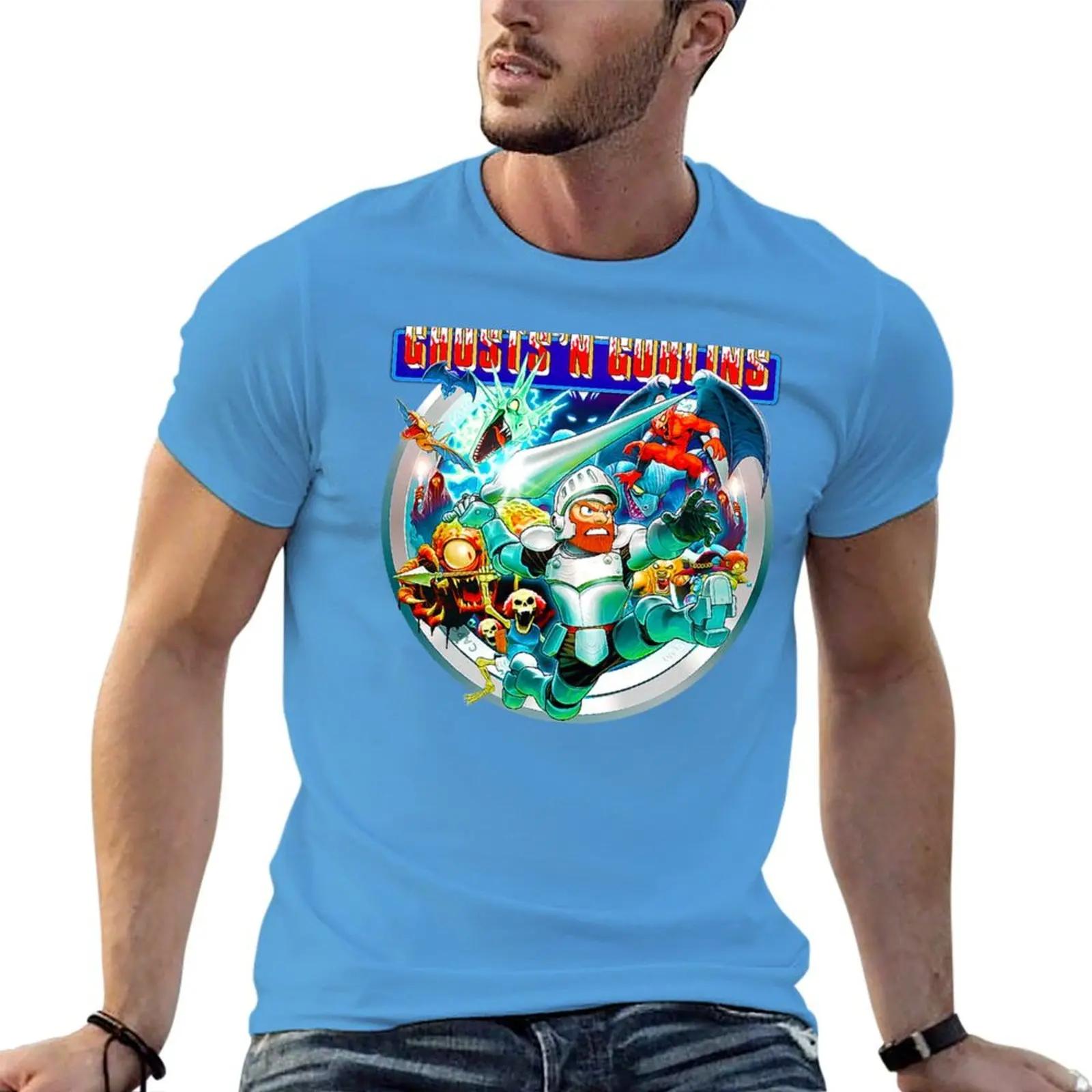 Ghosts N Goblins T-Shirt baggy shirts boys whites vintage clothes street wear men clothes S