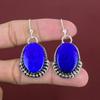 Boucles d'oreilles en lapis-lazuli, véritables pierres précieuses, en argent sterling 925, faites à la main, bijoux en lapis-lazuli, cadeau de mariage