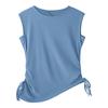 Women's Summer New Design Sense Small Show Thin Cotton Halter Vest Sleeveless Top