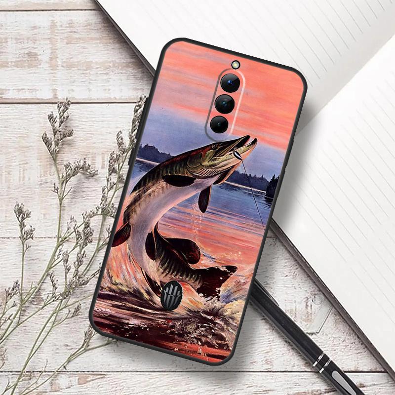 Fish Fishing Fisherman Case For ZTE Nubia Red Magic 10 Air 6S 7S 7 Pro RedMagic 10S 9S 8S 8 9 10 11 Pro Plus Funda