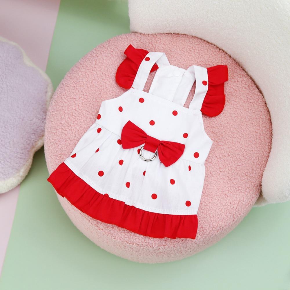 Breathable Pet Skirt Cute Pet Clothes Fashion Cat Vest Harness  for Puppy Kittens
