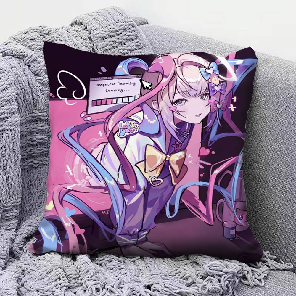 Needy Streamer Overload Anime TV  Pillow Covers Home Sofa Cushion Covers and Aecorative Custom
